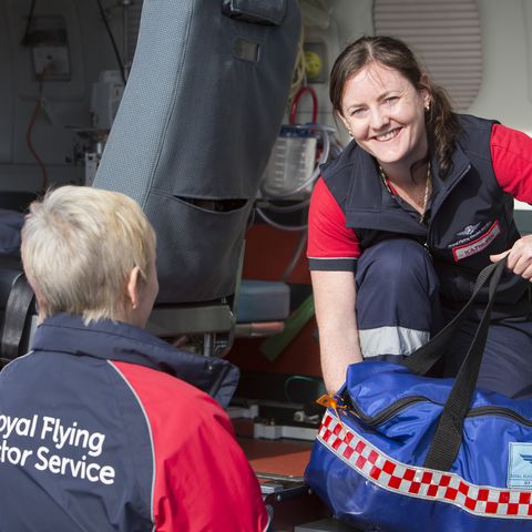 RFDS crew in operation